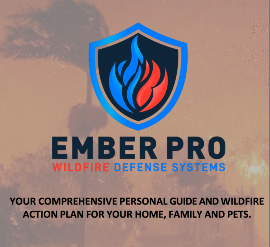Cover of Ember Pro’s Free Wildfire Action Plan Guide for Home, Family, and Pets