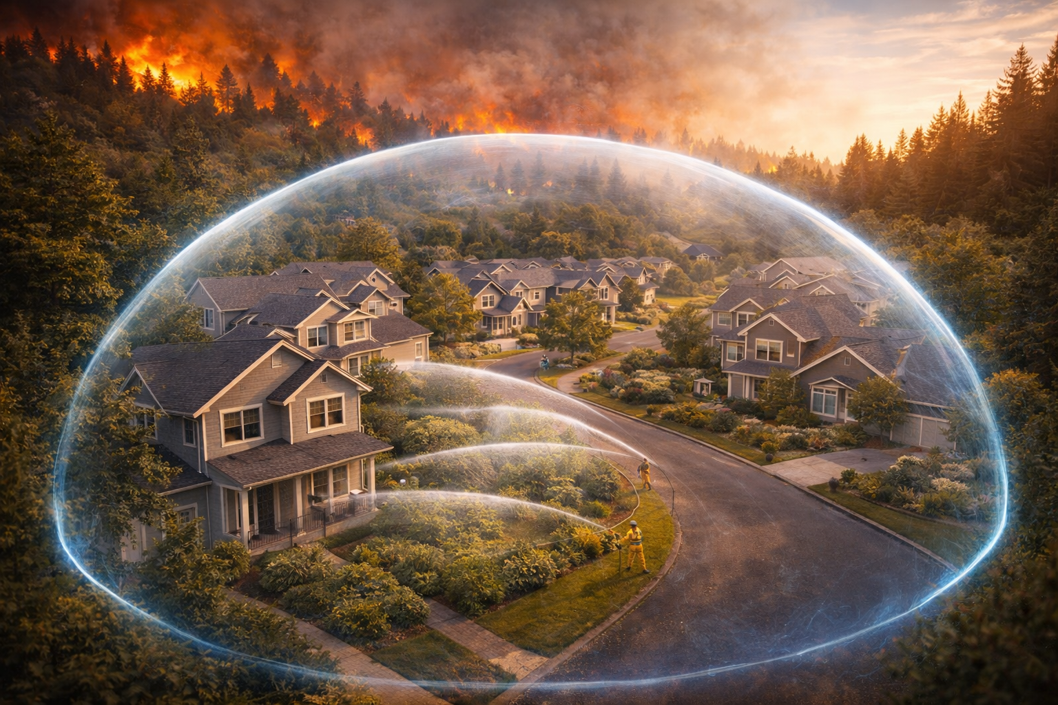 Neighborhood-Scale Fire Protection