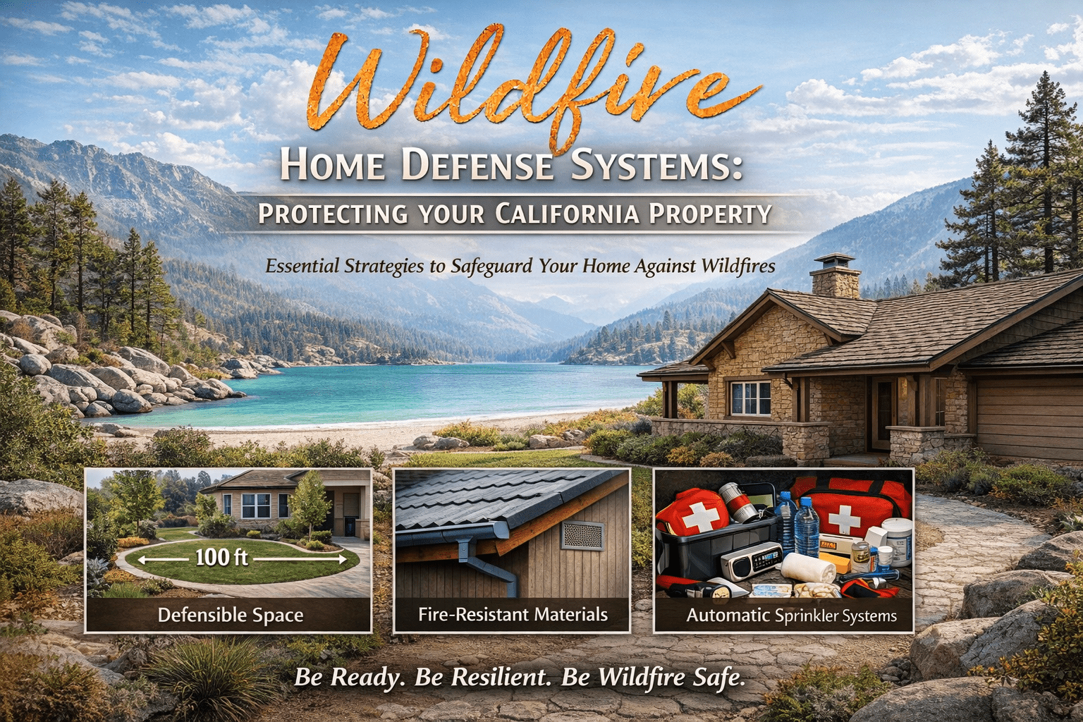 Wildfire Home Defense Systems California: Protecting Your Property with Proactive Measures