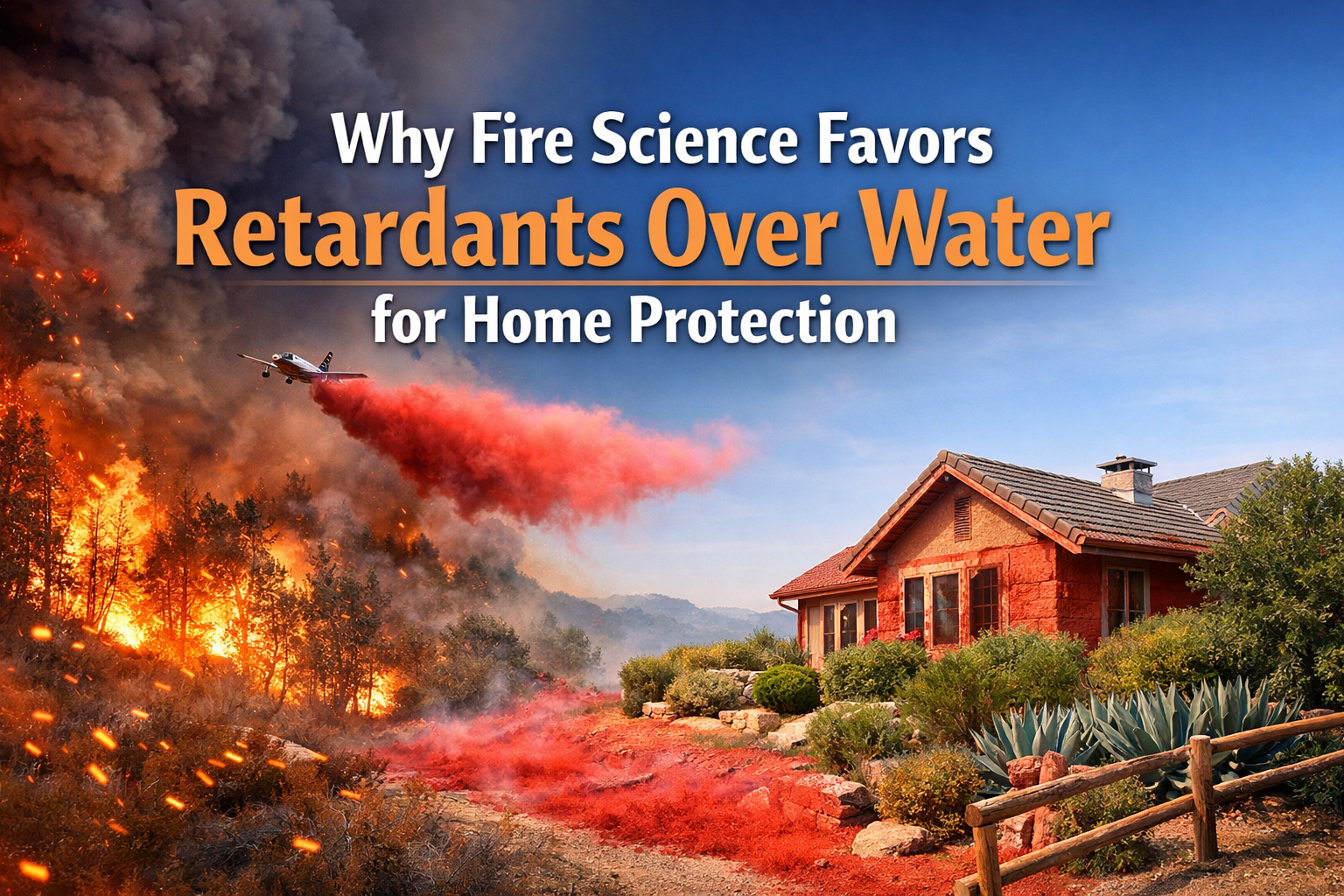 Why Fire Science Favors Retardants Over Water for Home Protection