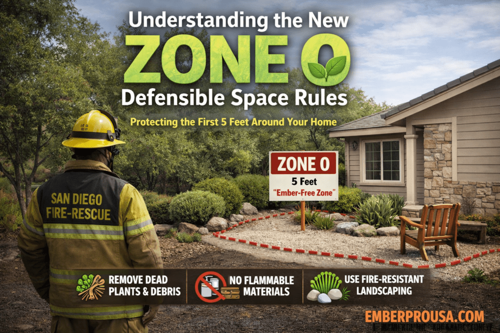 San Diego Zone 0 Defensible Space: What Homeowners Need to Know About the First 5 Feet