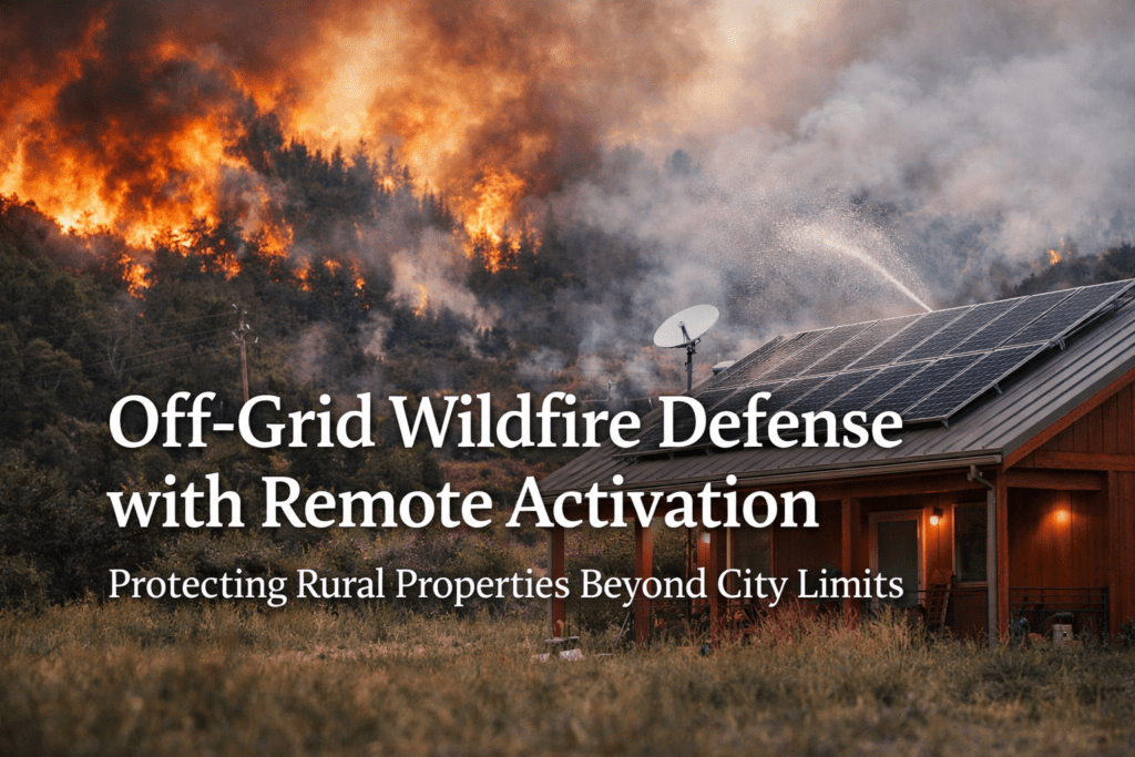 Off-Grid Wildfire Defense with Remote Activation: Protect Your Rural California Property
