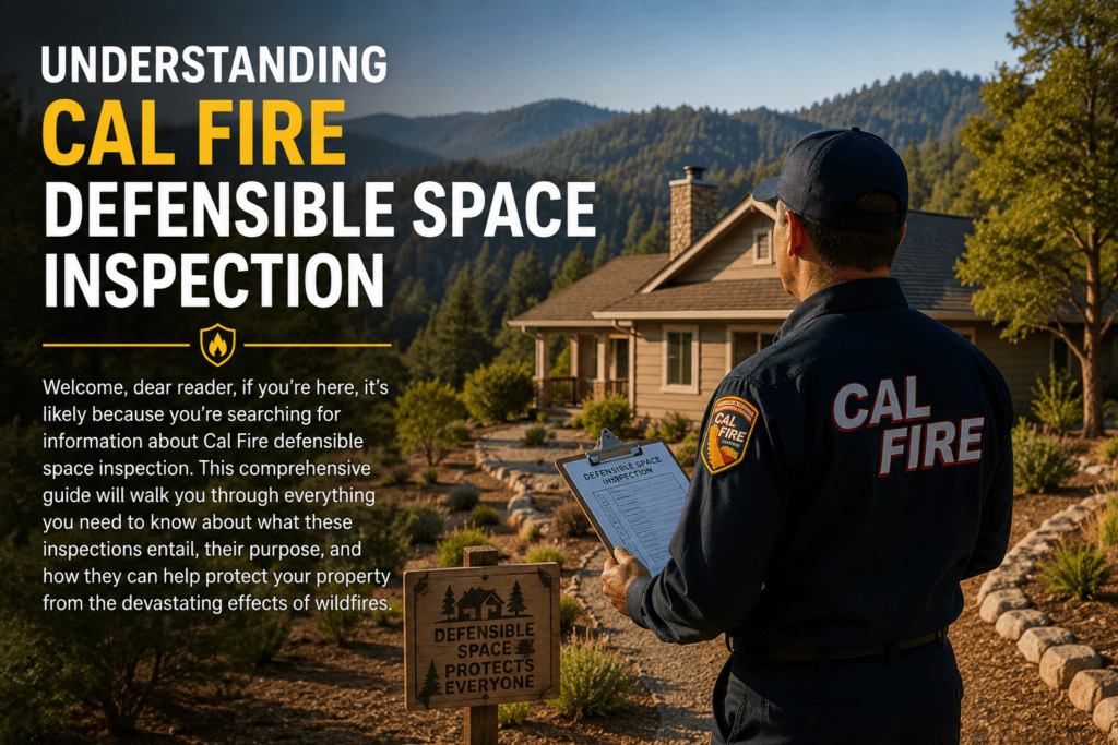 Cal Fire Defensible Space Inspection: Protect Your Home in California